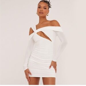 BRAND NEW  white mini dress